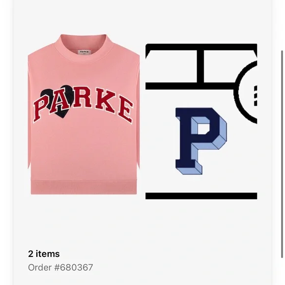 PARKE Jean Heart ❤️ 2026 Release - Blush  Mockneck fleece - Picture 6 of 7